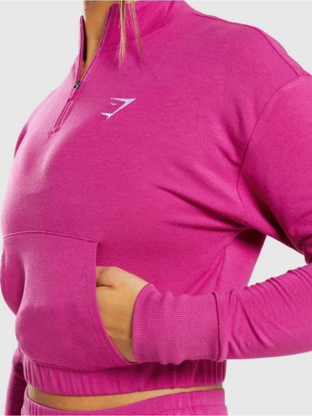Gymshark Pippa Training Pullover - Dragon Pink (Size S)